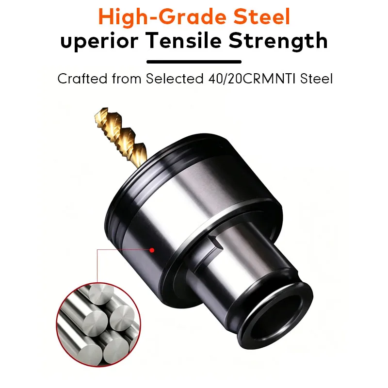 GT12 GT24 TC820 TC312 Tapping Collet Chuck M4 M6 M8 M10 M12 M14 Tapping Chuck Telescopic Tool Holder ISO DIN JIS Overload
