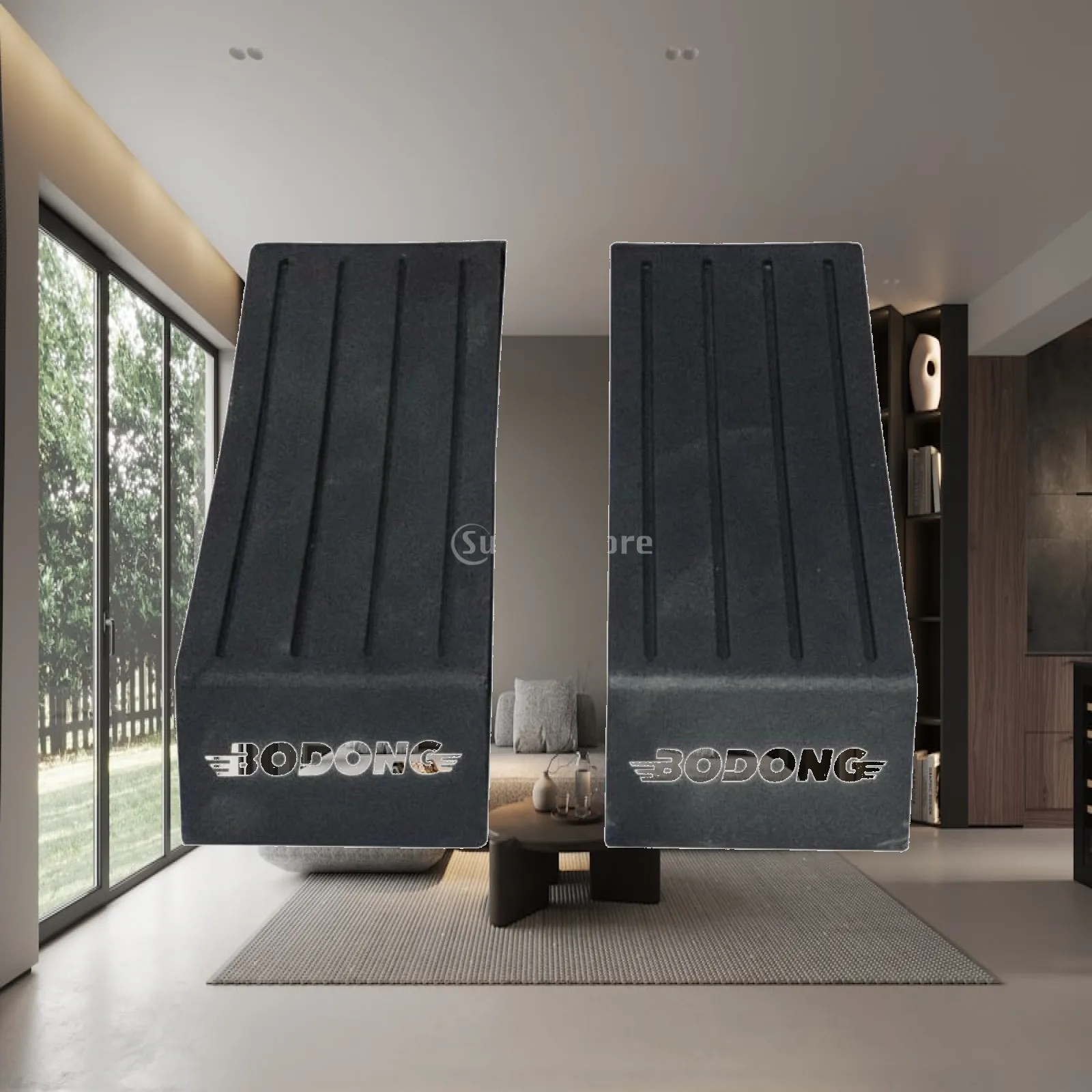 Non Slip Barbell Ramp Pad Rubber Damping Deadlift Bar Cradle Weight Plate Ramp for Squat Bench Press