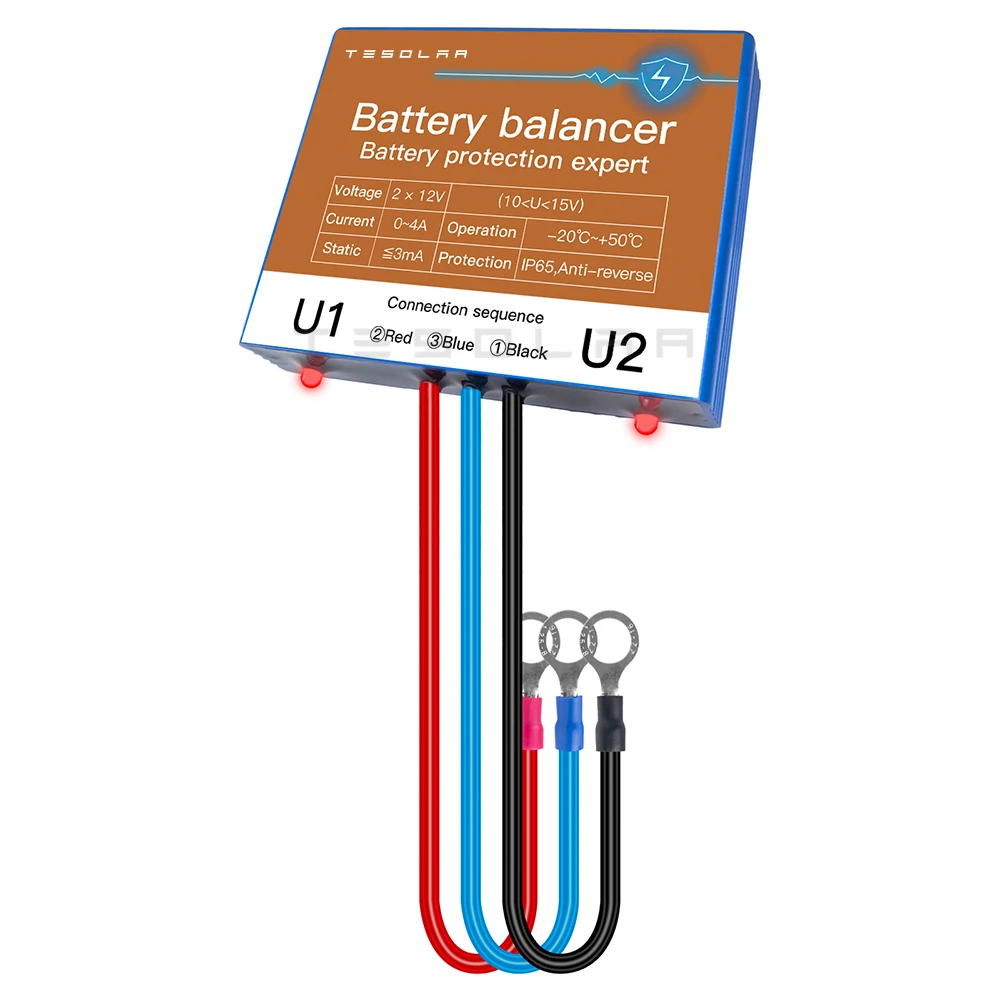 

Lithium Lead Acid GEL Battery Balancer Equalizer Adjust 0~4A 10~15V Extended Battery Service Life Max 50%