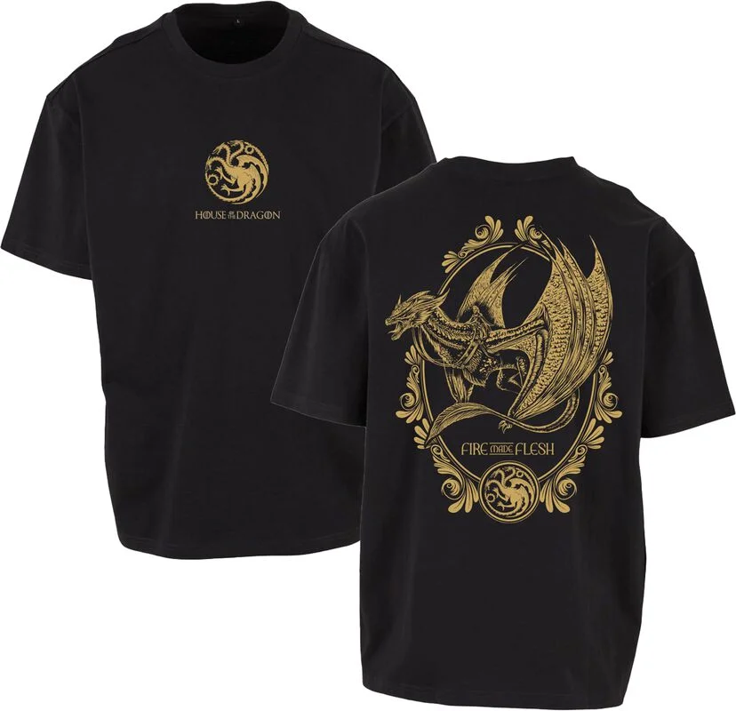 House of The Dragon Front Back 2026 Targaryen Gold Dragon Gr