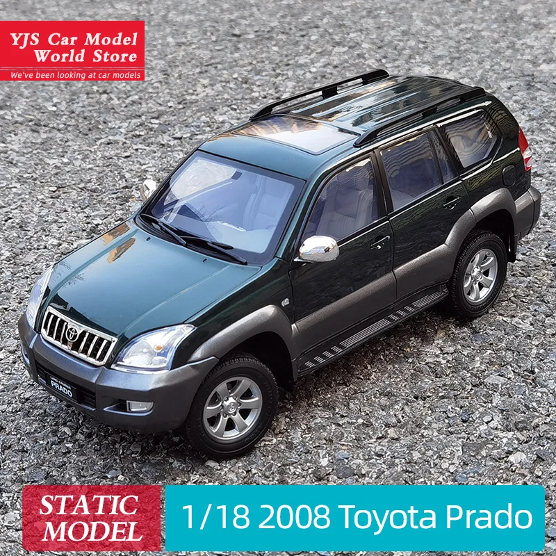 

Масштаб 1:18 для Toyota PRADO GX 2008, автомобиль из сплава, аксессуары для друзей, коллекция подарков, статическое украшение, подарок на день рождения