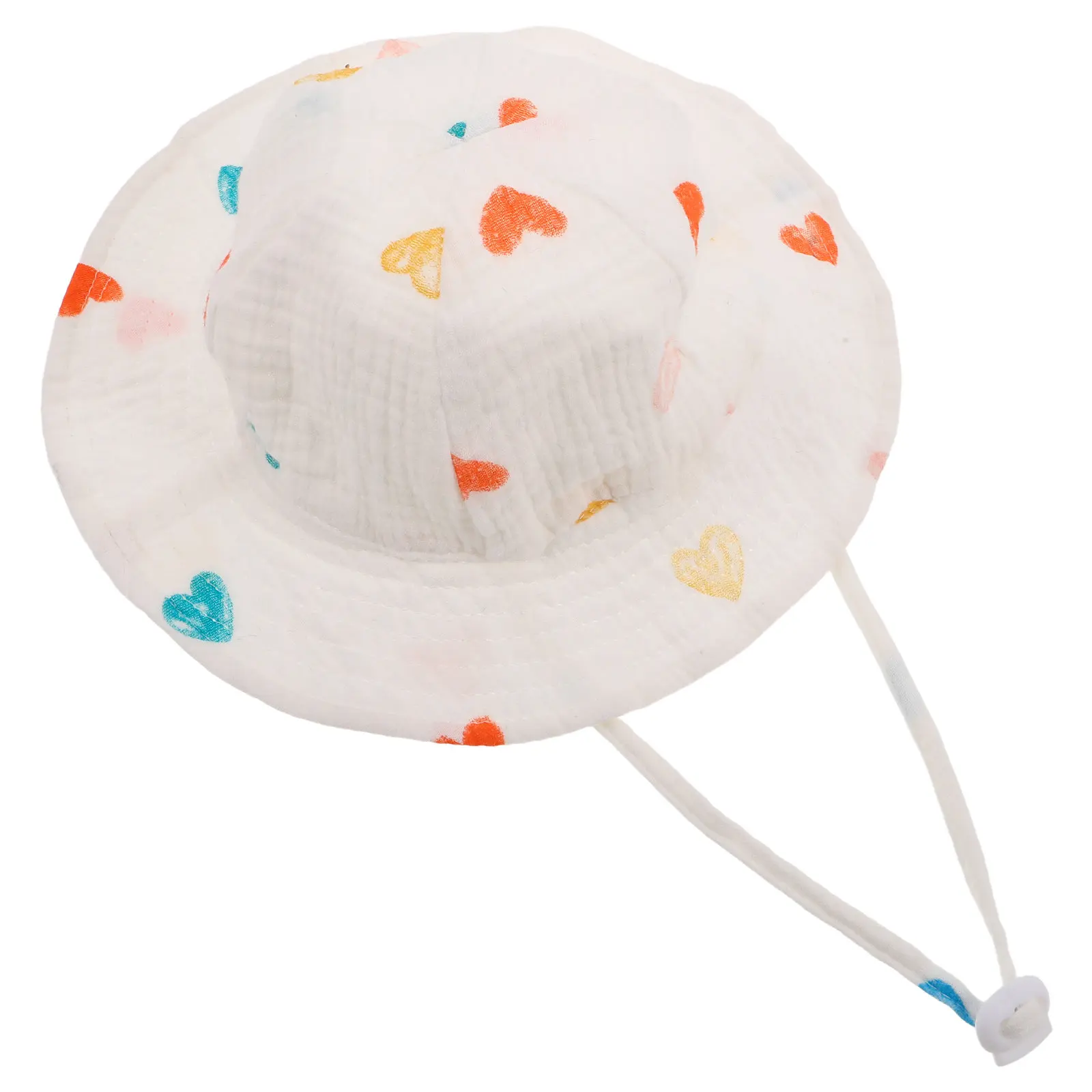 Baby Sun Hat Soft Cotton Breathable Bucket Cap for Newborn Toddler Boys Outdoor Beach Travel view 2