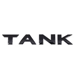 For Great Wall GWM Tank 300 Tailgate Logo Rear Trunk WEY  TANK Black Mark 1pc