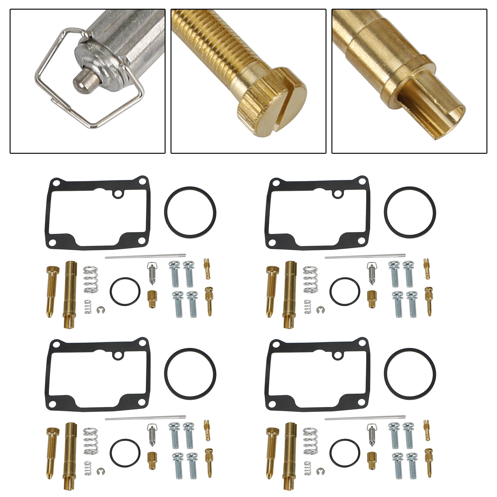 Artudatech 4X Carburetor Rebuild Repair Kit fit for MIKUNI VM34-619 Russian Mechanics RMZ-640 Motor Parts