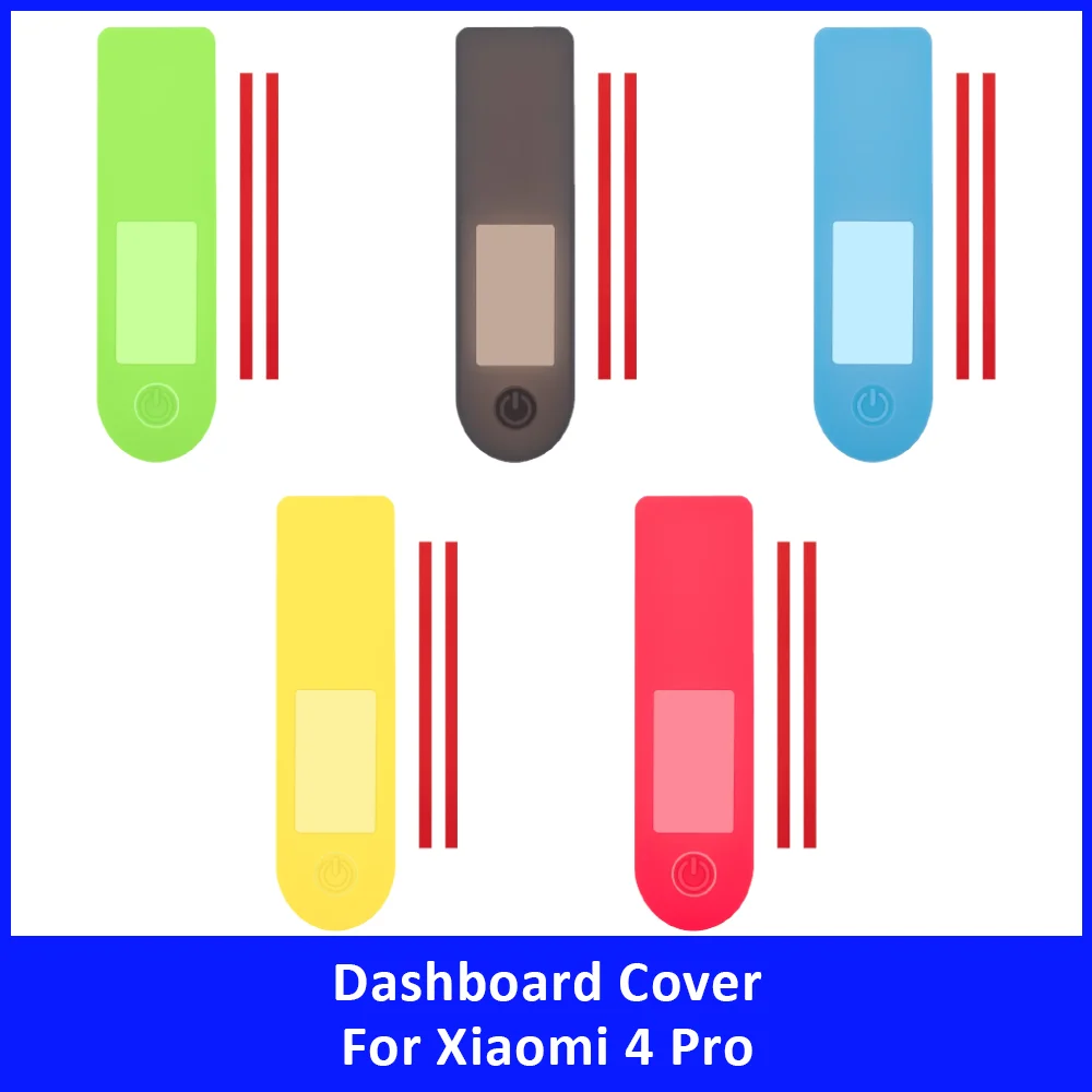 Silicone Dashboard Cover for Xiaomi 4 Pro Electric Scooter Waterproof Display Screen Protector Protective Sleeve Case