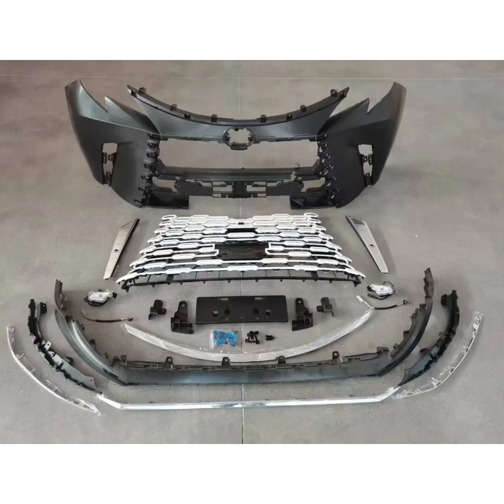 

Good quality Car body kit for Sienna Upgraded Lexus LM 2021-2024 front bumper assembly with grille grill