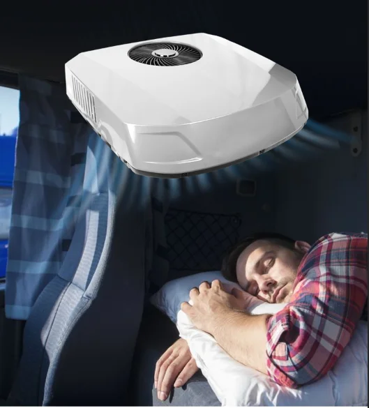24v Electric Parking Air Conditioner Roof Mounted 24 Volt Dc Rooftop Air Conditioning For Car Van Truck Bus