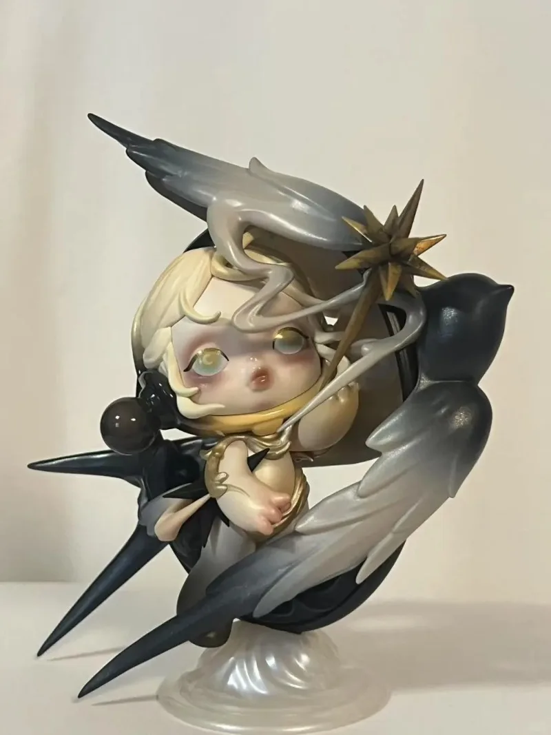 오리지널 스컬판다 라이트의 경도와 위도 상하이 한정판 피규어 블라인드 박스 팝마트의 정교한 선물