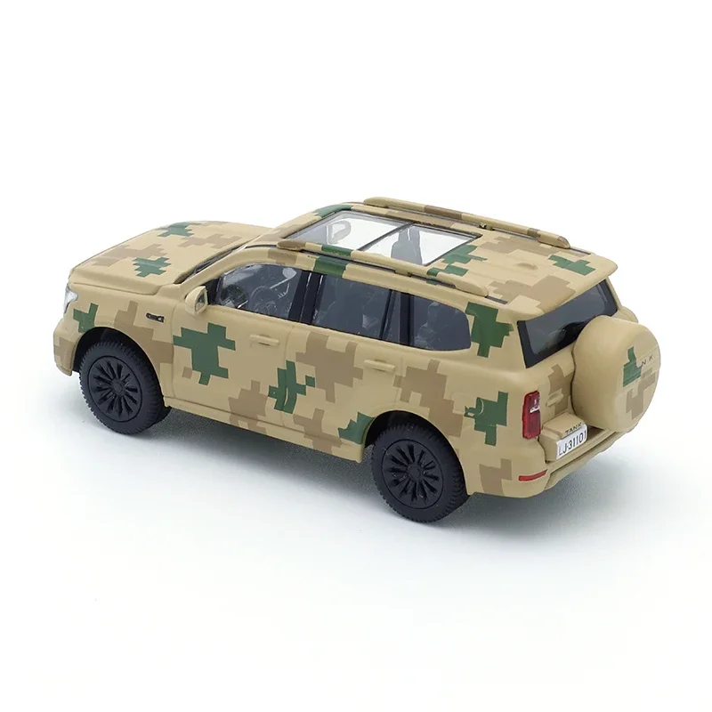 XCARTOYS-Alloy Die-Cast Car Model, Toy Tank, 500 Sport Edition, Areia Cor, Camuflagem Digital, Brinquedo para Crianças, Presente de Natal, Meninos, 1, 64