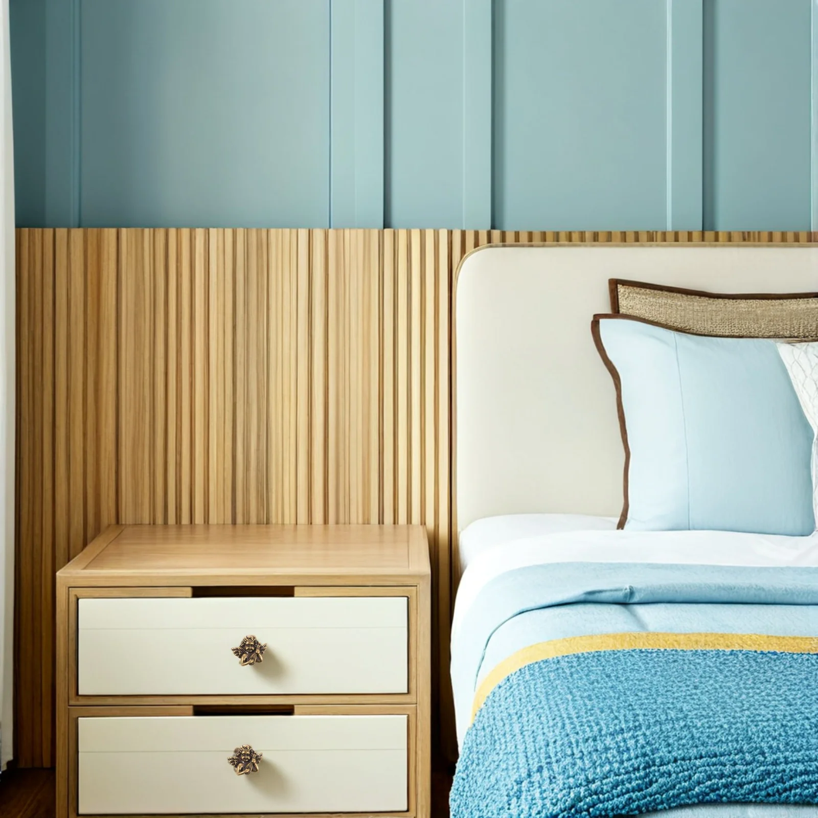 

Metal Angel Drawer Pull Brass Cabinet Handle For Kitchen Wardrobe Cupboard Vintage Hardware Knobs Drawer Pulls Cabinet