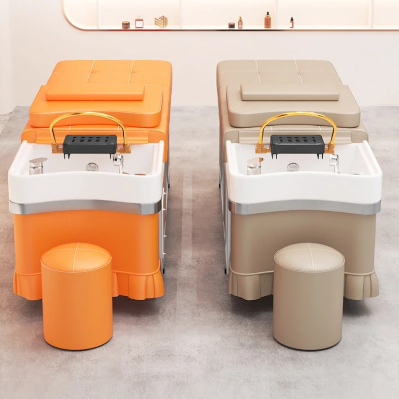 Hairdresser Reclining Luxury Shampoo Ergonomic Minimalist Machine Shampoo Bed Designer Armadietto Parrucchieri Barber Furniture