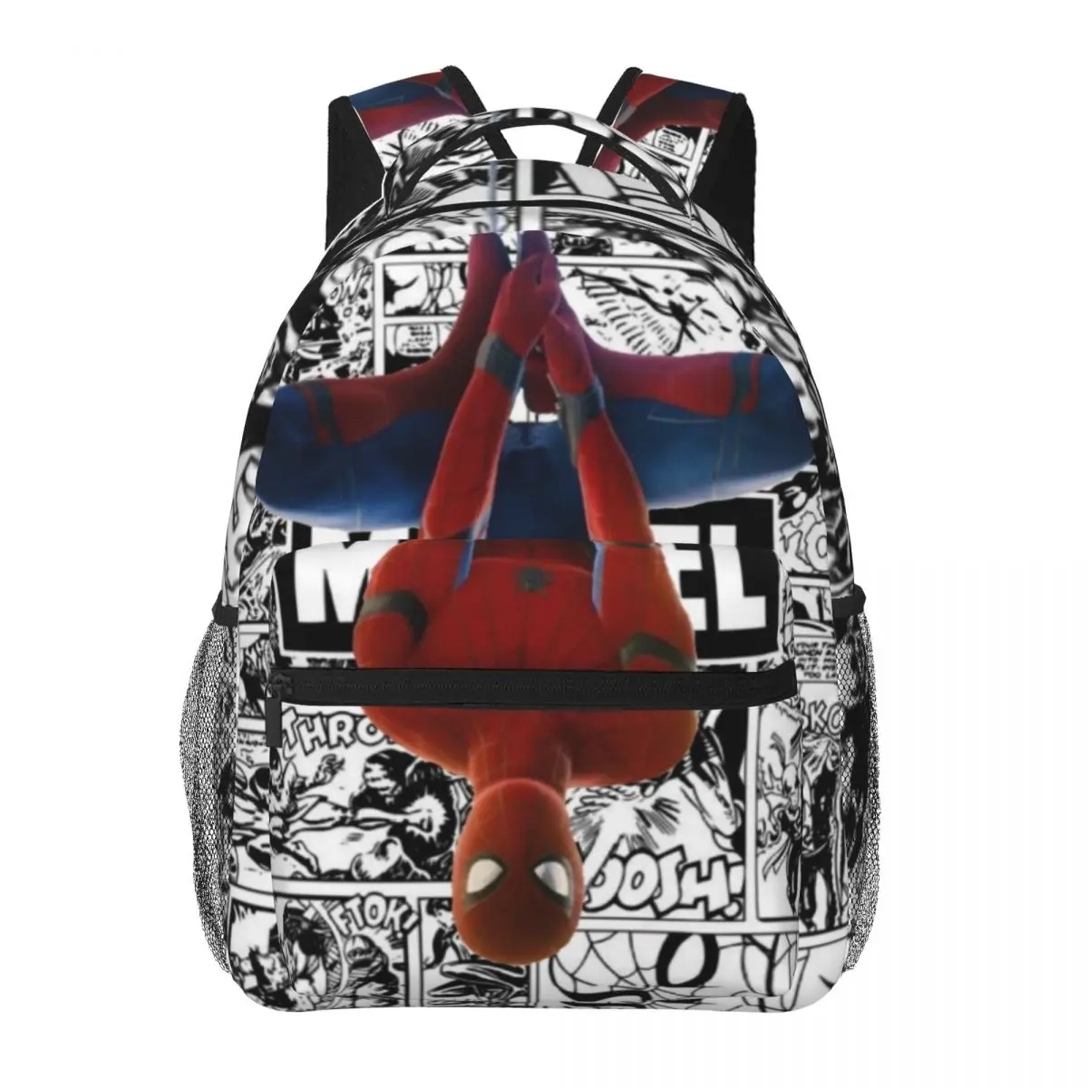 Spider Man New Fashionable Pattern School Bag Print Lightweight Backpack 17inch