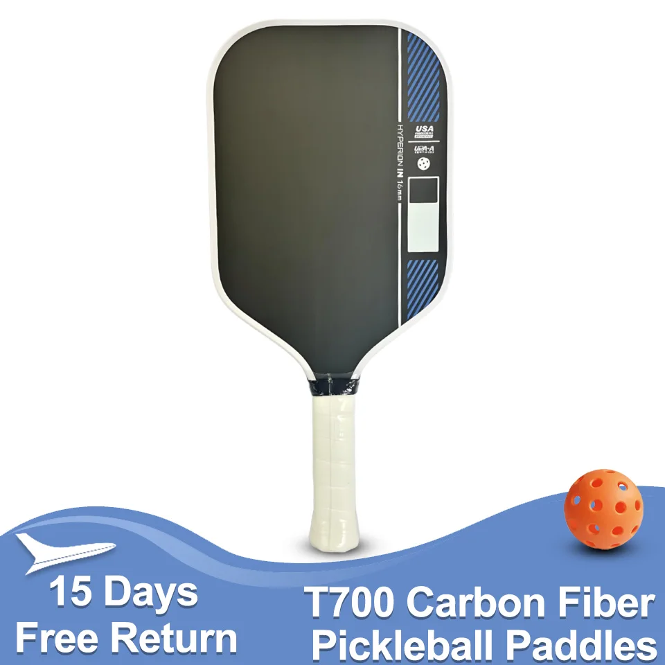 

T700 Carbon Fiber Pickleball 16mm Honeycomb Core Paddles Cold Pressed Designed for Ultimate Racket for All Levels Spin & Control