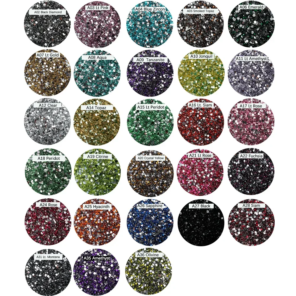 Wholesale Resin Flatback Rhinestone for Nails, Tumblers, Mugs, Bottles, Craft Decoration, Loose Bling Glitter Diamond Stone