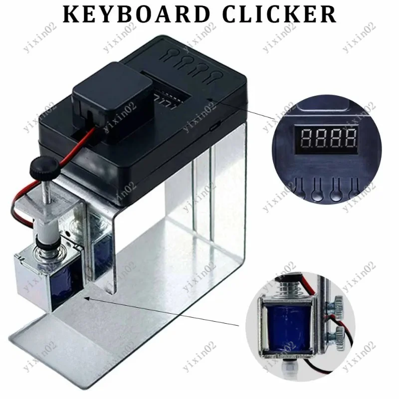 Silent Timed Physical Clicker Auto Mouse Keyboard Click Device For Game AFK Helper
