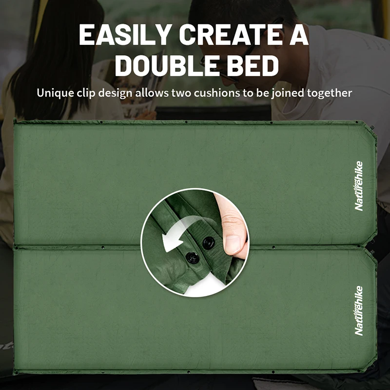 Outdoor Travel Sleeping Pad 5cm Thicken Splicing Tent Mat Self-inflating Mat Camping Mat D03 Inflatable Mattress