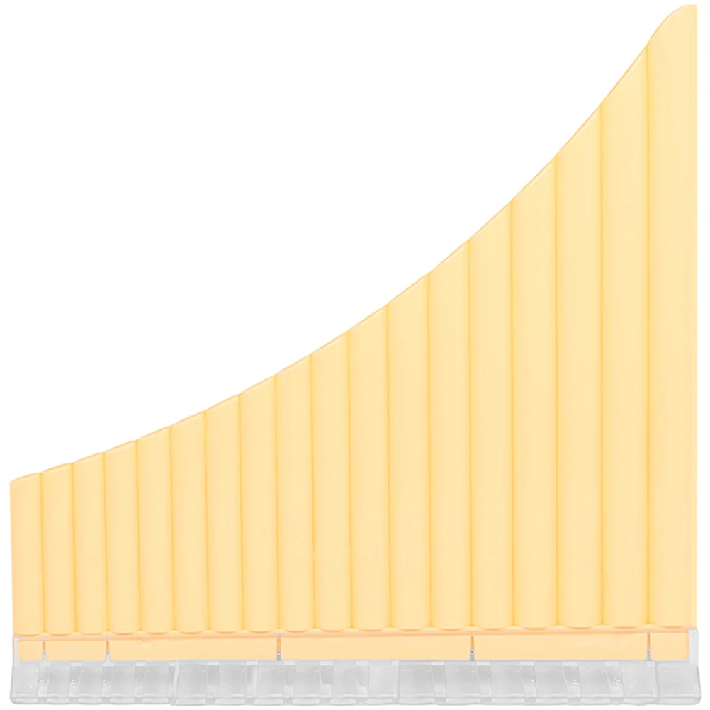 

Instruments Irin 16- Pan Flute for Beginners to Play C Key Panpipes Flutes Musical Yellow Child