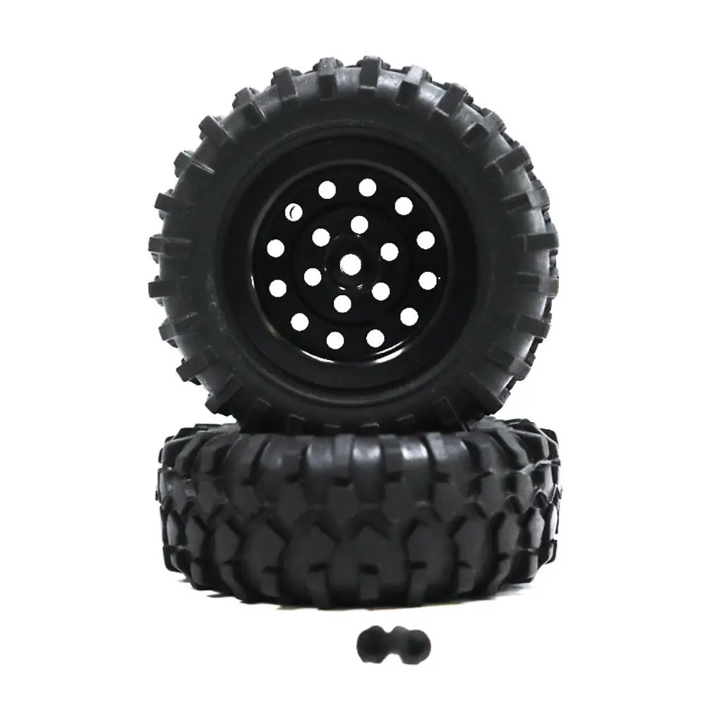 

RCGOFOLLOW Wheel Rims Tyre RC Car Part Wear-resistant Rc Wheel Rims Tyre For 1/10 WPL D12 OFF-Road RC Upgrade Part Red