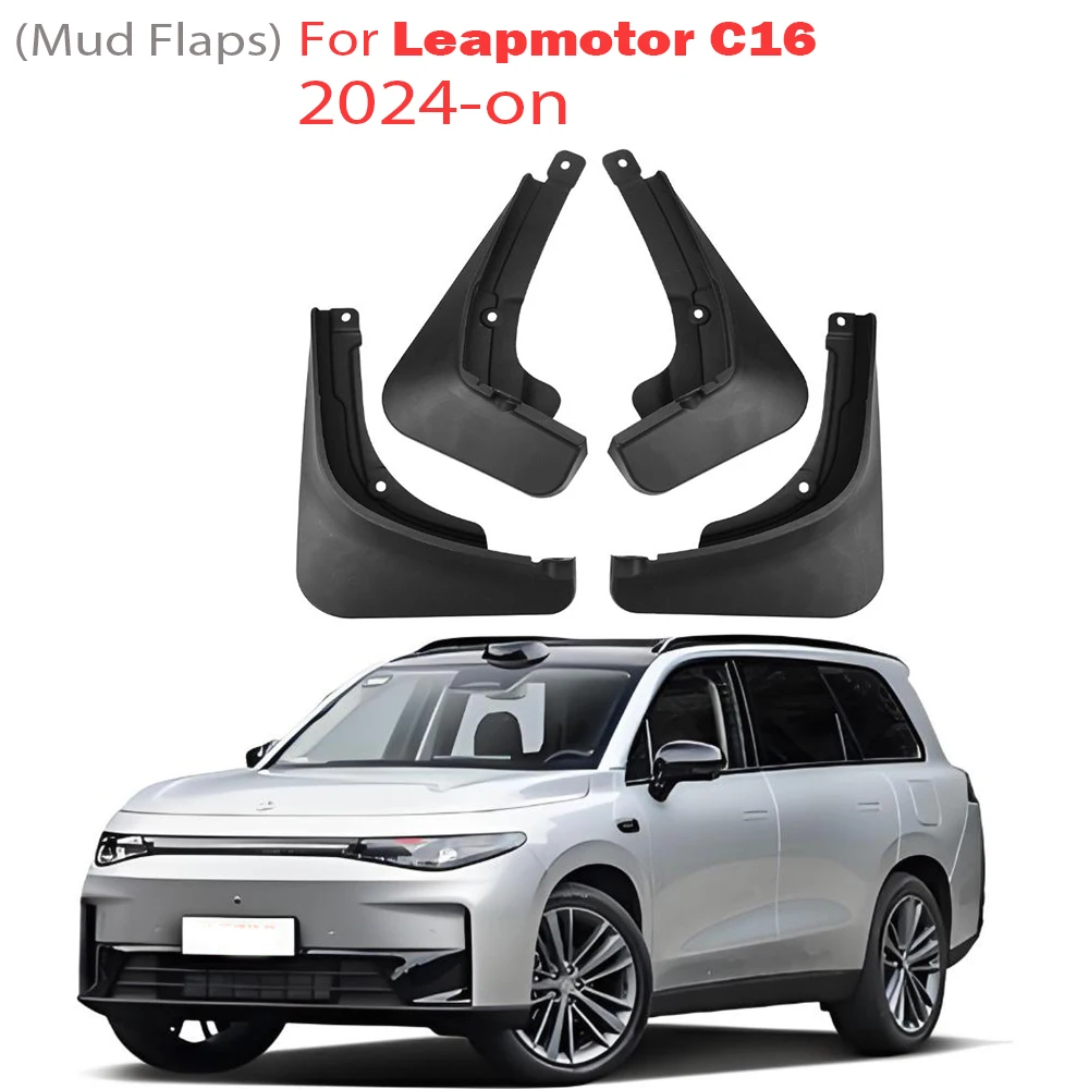 

for Leapmotor C16 2024 2025 Leap Motor Car Mudflaps Splash-proof Fender Front Wheel Mud Flap Guards Splash Mudguards Accessories