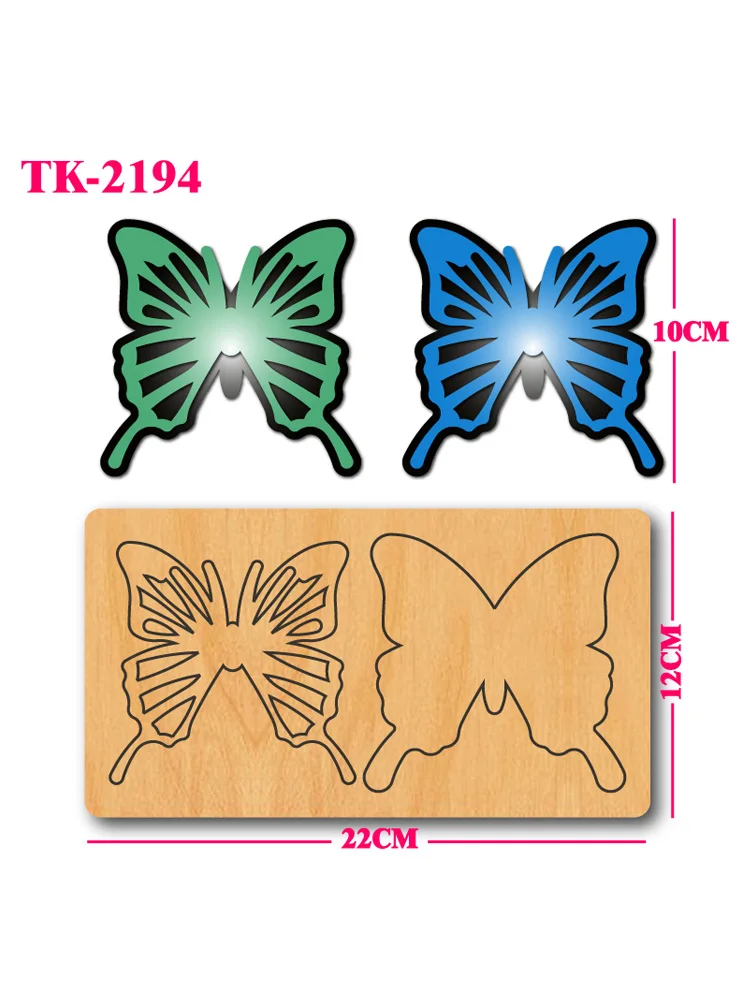 TK-2194-Butterfly Cutting Die, Leather Craft Insect Mold, Fit for Big Shot DIY Handmade Accessories