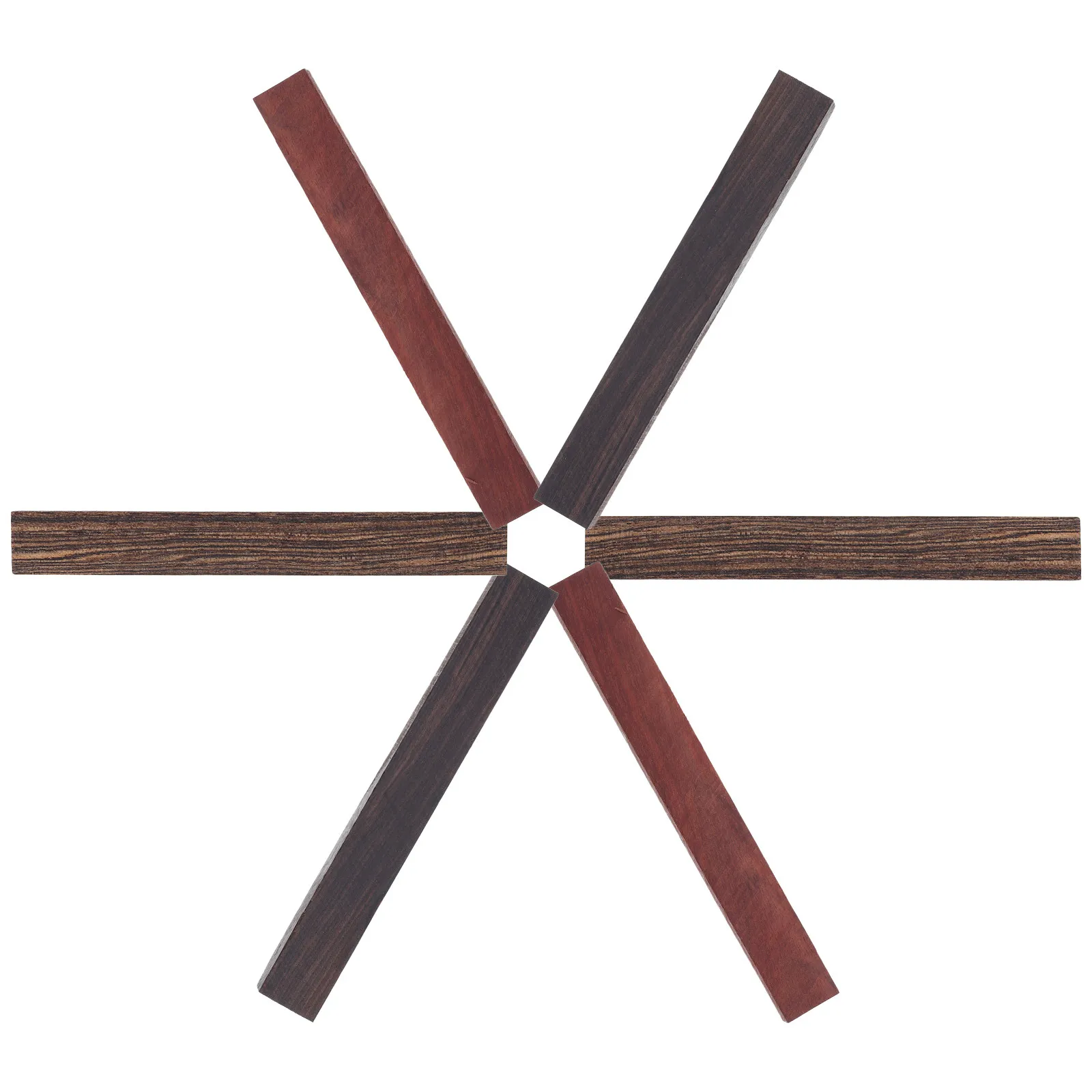 6Pcs Wood Pen Blanks Unfinished Fountain Pen Making Wood DIY Crafts Turning Kit Purple Sandalwood Zambian Bloodwood Mexican