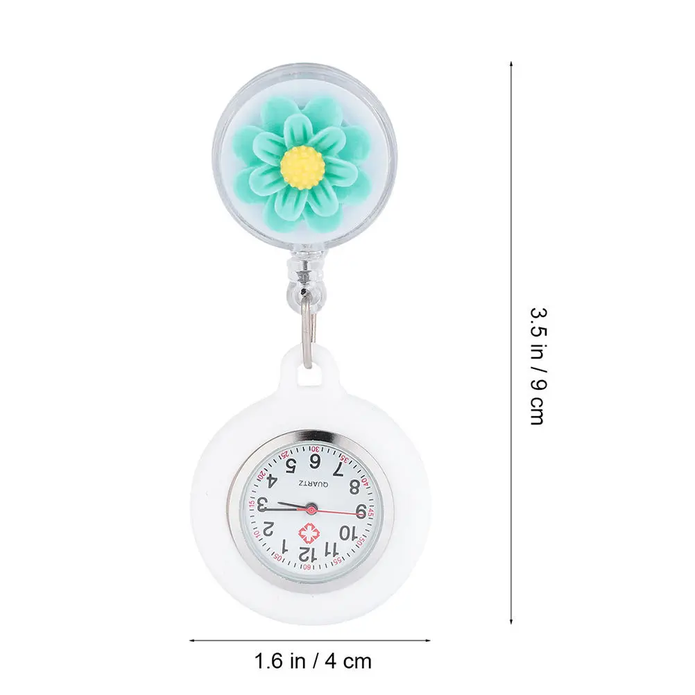 2 قطعة ساعة معلقة ممرضة كليب لطيف الساعات اكسسوارات فوب كليب على الكوارتز الممرضات