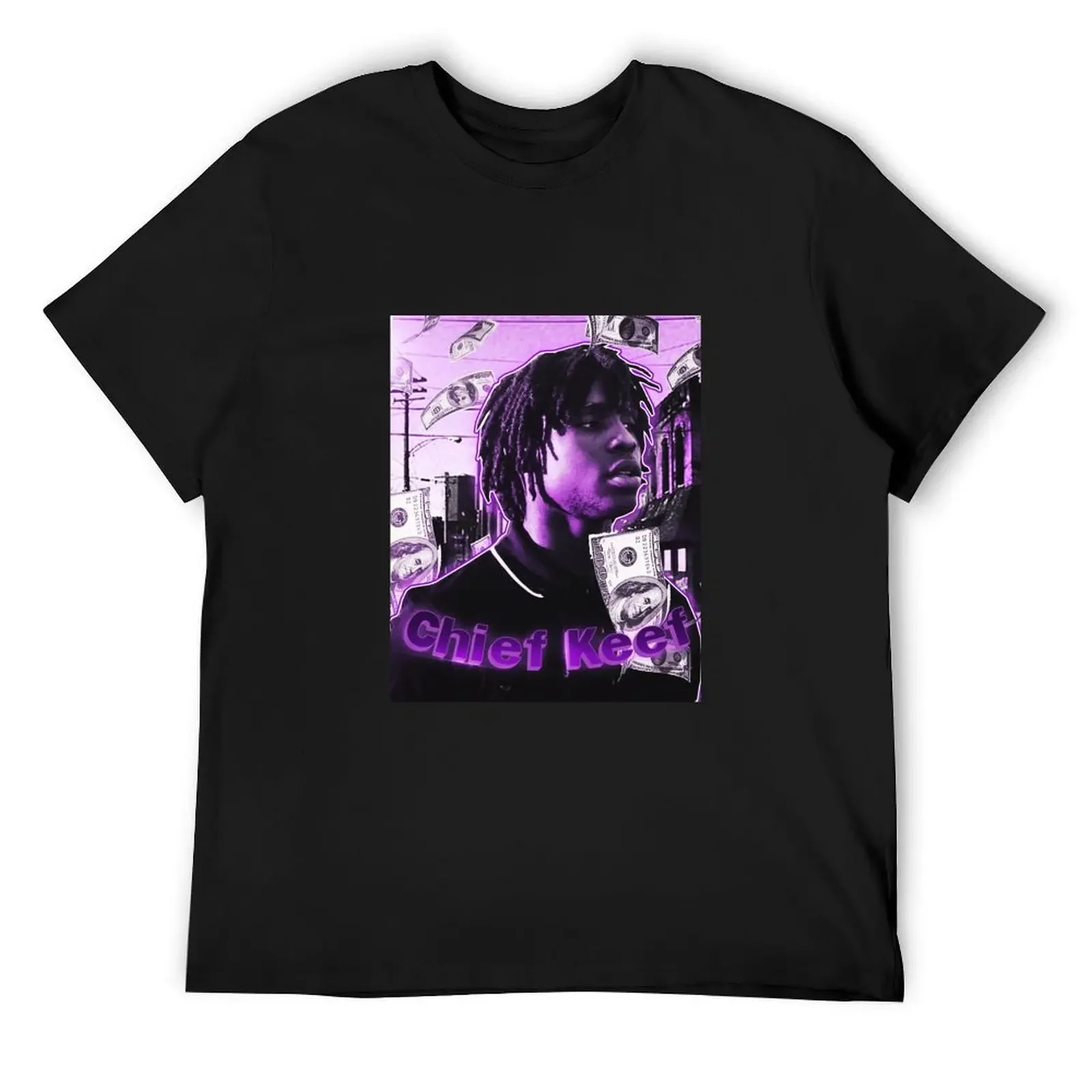 

Chief Keef SOSA T-Shirt summer 2025 summer top animal prinfor boys Short sleeve tee plain black t shirts men