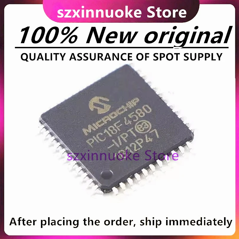 10 шт./PIC18F4580-I/PT PIC18F4580T-I/PT QFP44 100% новые оригинальные в наличии