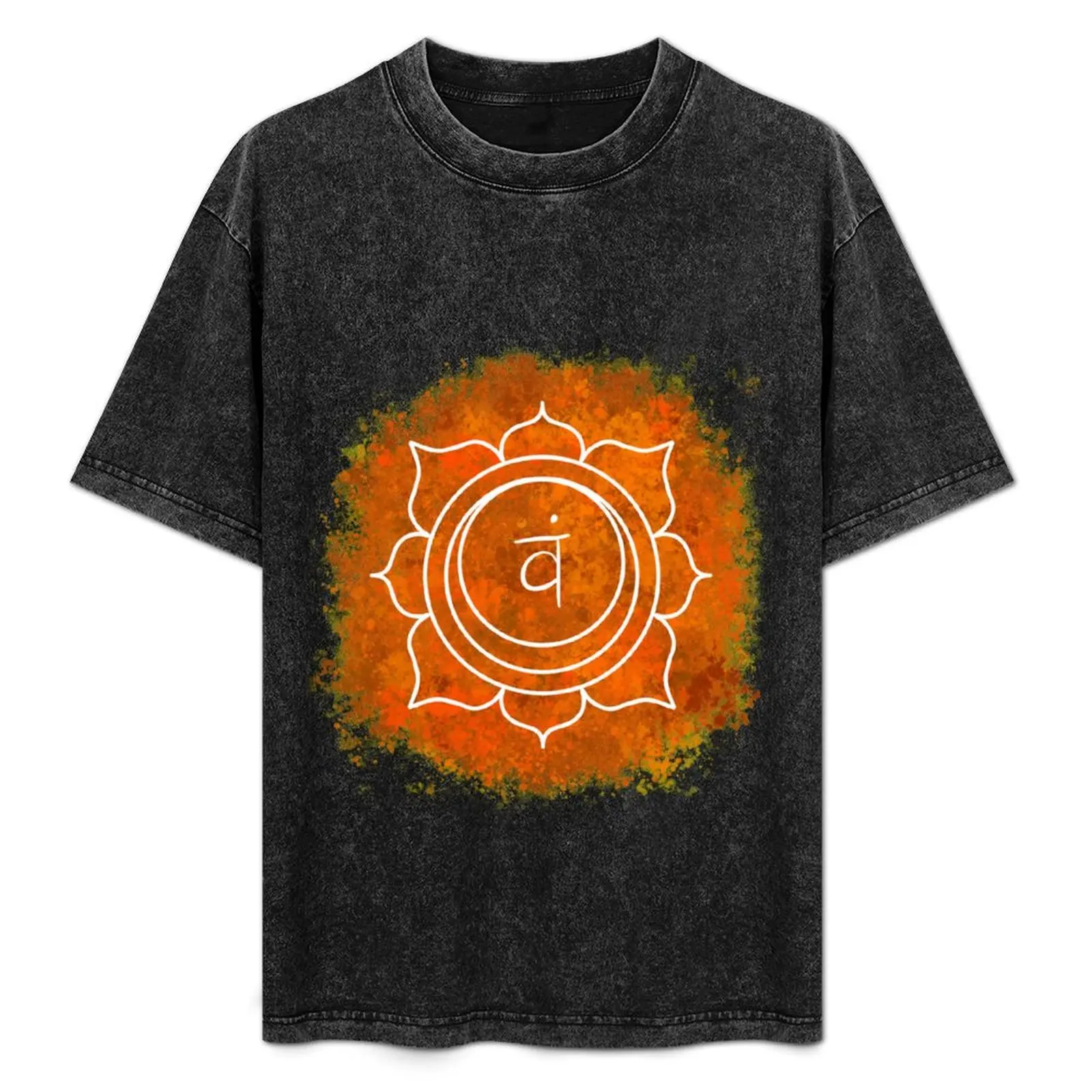 Sacral Chakra Meditation Symbol T-Shirt blue lock Luxury man designer shirts new edition fruit of the loom mens t shirts