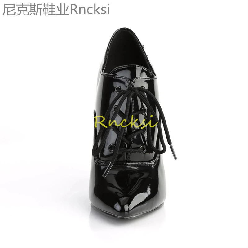 12cm Fashion pointy high heels, black shoes, ladies shoes, waterproof front strap, high heels and super high heels.