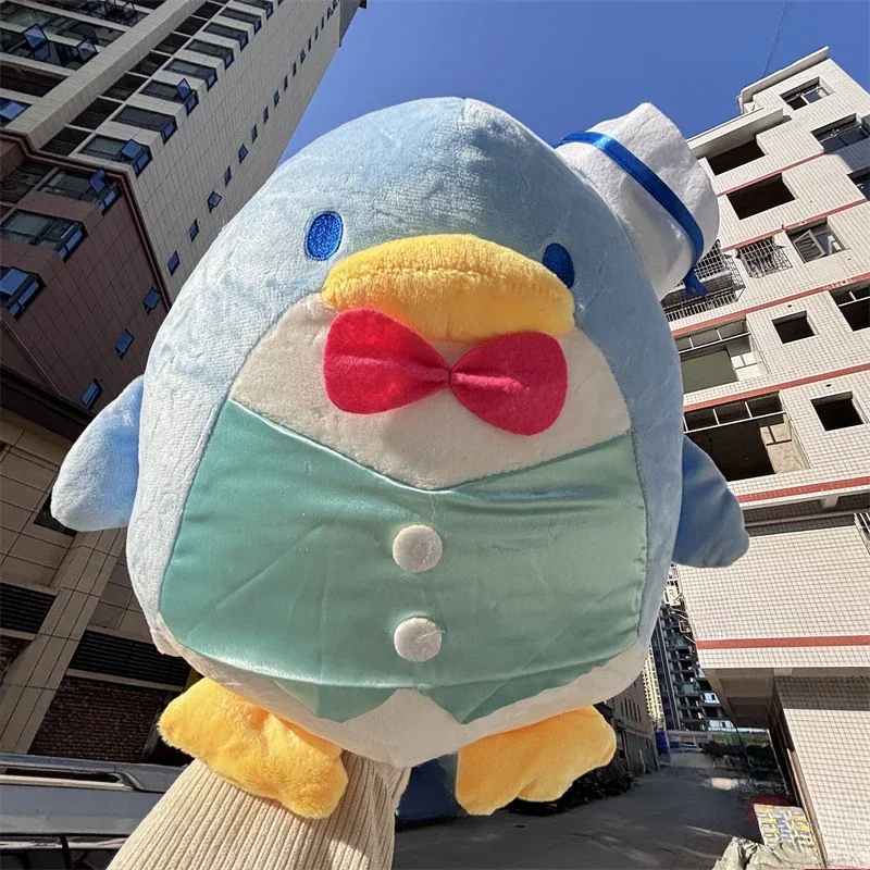 

35/50cm Sanrio TuxedoSam Plush Doll Anime Penguin Back Cushion Throw Pillow Sofa Bed Home Decoration Birthday Xmas Gift Toy