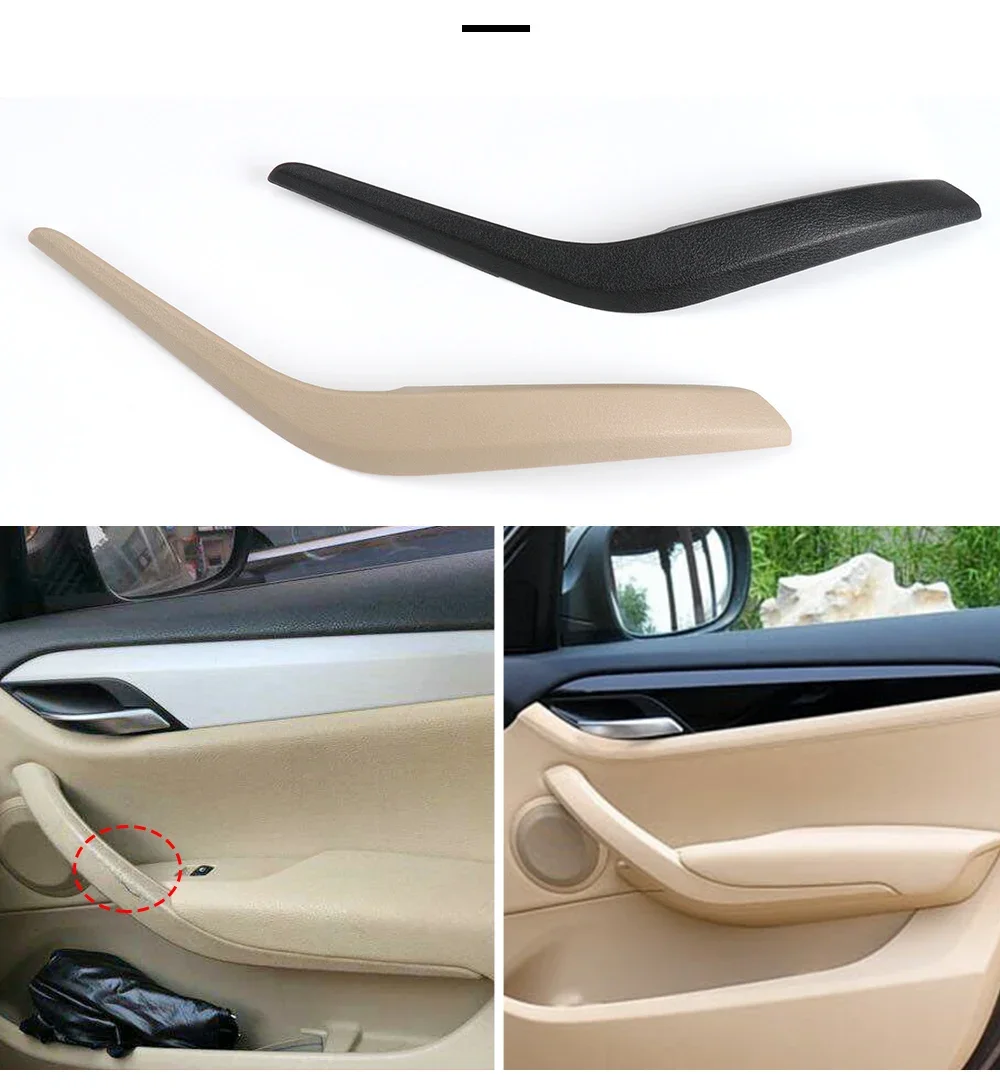 Für BMW X1 E84 51412991775 Auto-Innentürgriff Links Rechts Abdeckung Innenraum-Türarmlehne Ziehgriff-Verkleidung Beige Schwarz – Detail 6