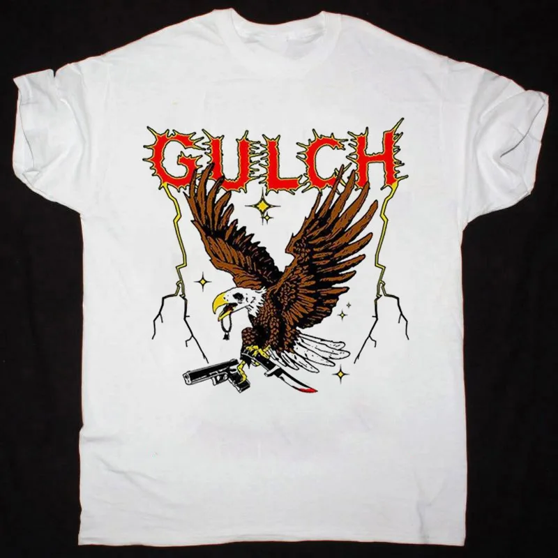 New Gulch Band Album White All Size Gift T Shirt Ac1593