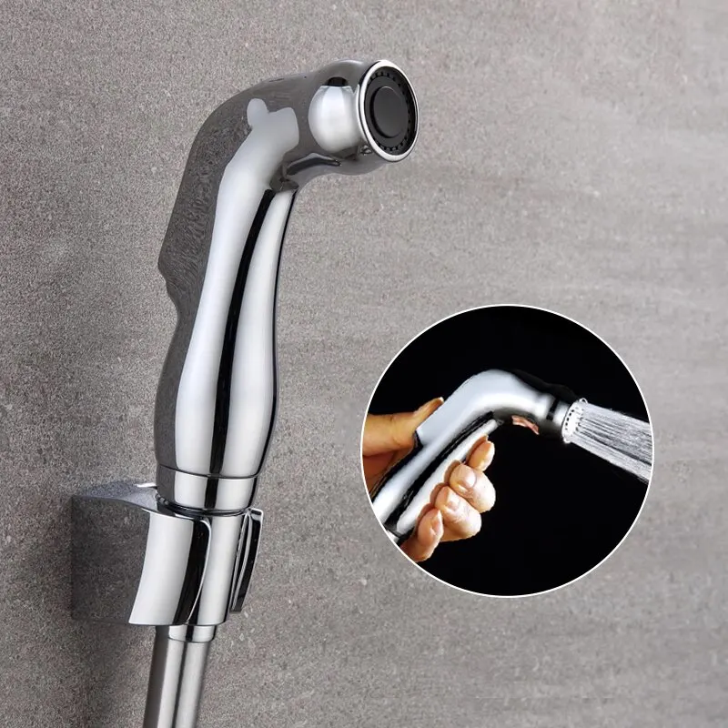 Household Toilet Flushing Gun Faucet Washer Toilet Flushing Gun Companion High-Pressure Booster Nozzle Bidet Toilet Sprayer Head