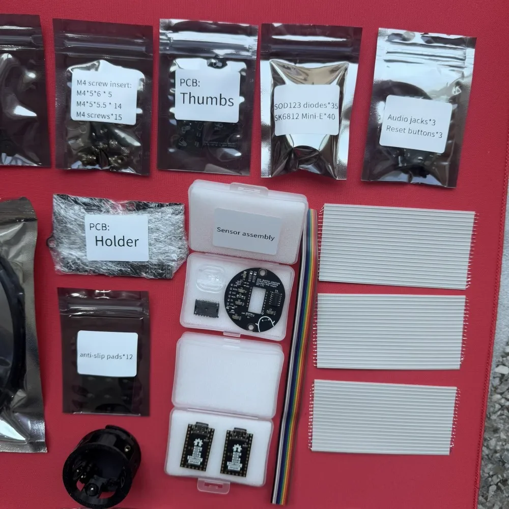 Charybdis Split-Tastatur, PCB-Material, kundenspezifisches Charybdis Mini/Nano, kabelgebundene/kabellose Tastatur, Plattenhülle, Spielzubehör, nicht vorgefertigt