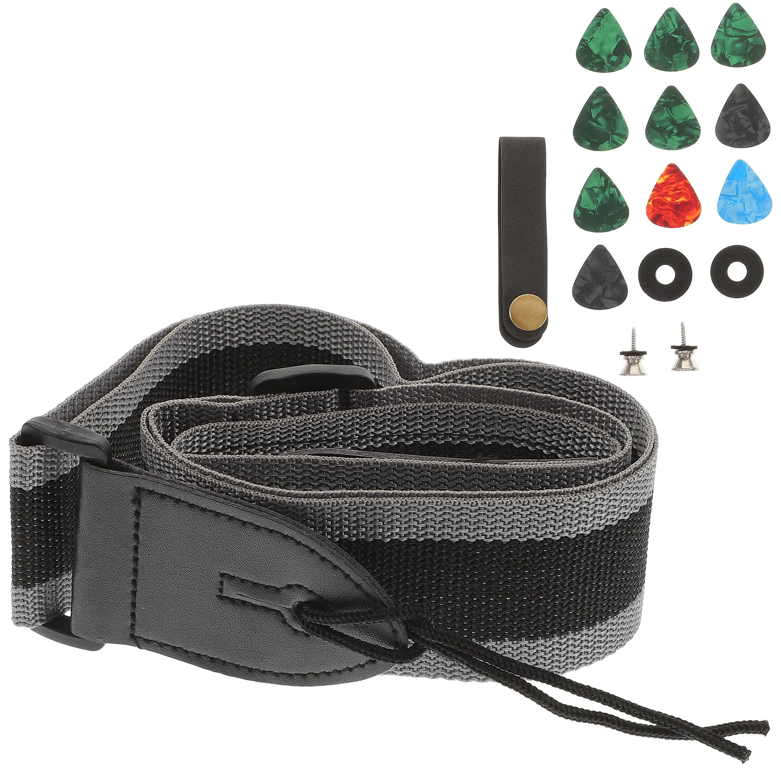 

Strap Pick Set Acoustic Electric Guitar Accessories Lightweight Durable Straps Kit Plastic Material Suitable for Guitar Players