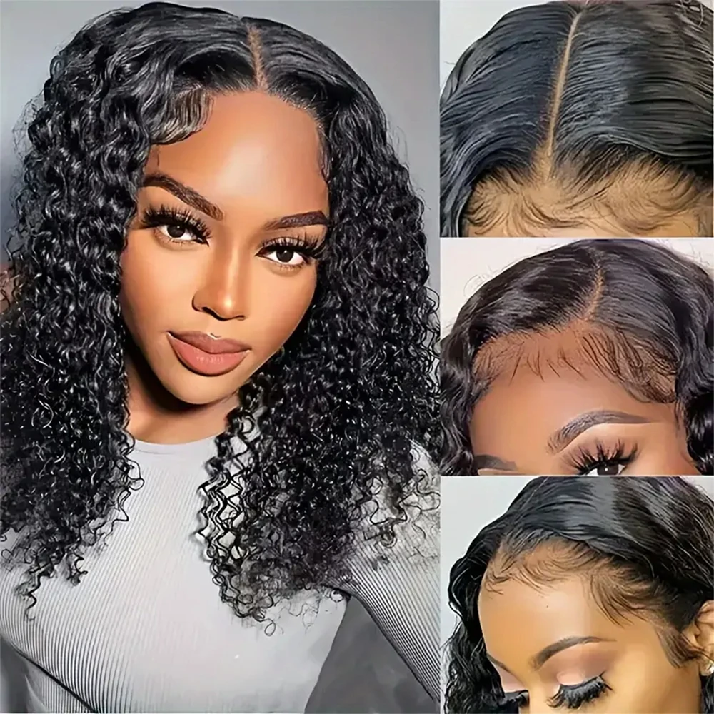 

Glueless Wigs Ready to Wear Human Hair Wigs 100% Human Hair Lace Frontal Wig 13x4 Hd Lace Water Wave For Black Woman