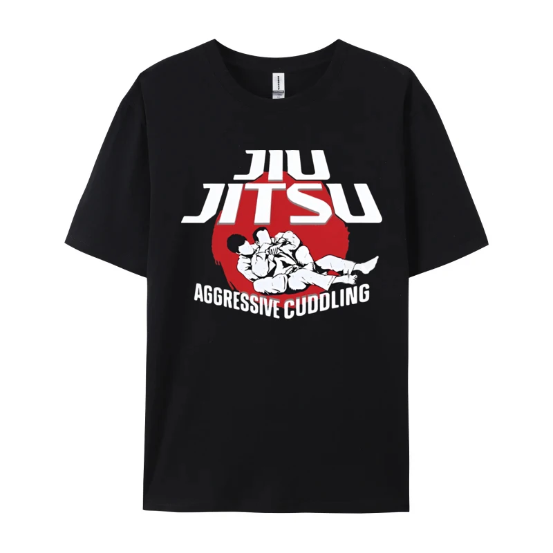 JiuJitsu JiuJitsu Aggressive Cuddli Tshirts Men Cotton T Shirt Harajuku Tee Top Simple Style Printed T-shirt