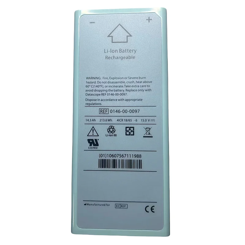 0146-00-0097  POWER HIGH QUALITY RECH ARGEABLE MA QUET CARDIOSAVE BATTERY 0146-00-0097 RECHARGEABLE LITHIUM ION 15V 14.3AH