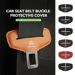 Car Seat Belt Buckle Protector Anti-Scratch Adjusting Clip For Benz AMG A C E S G Class W201 W210 W108 W204 W205 W203