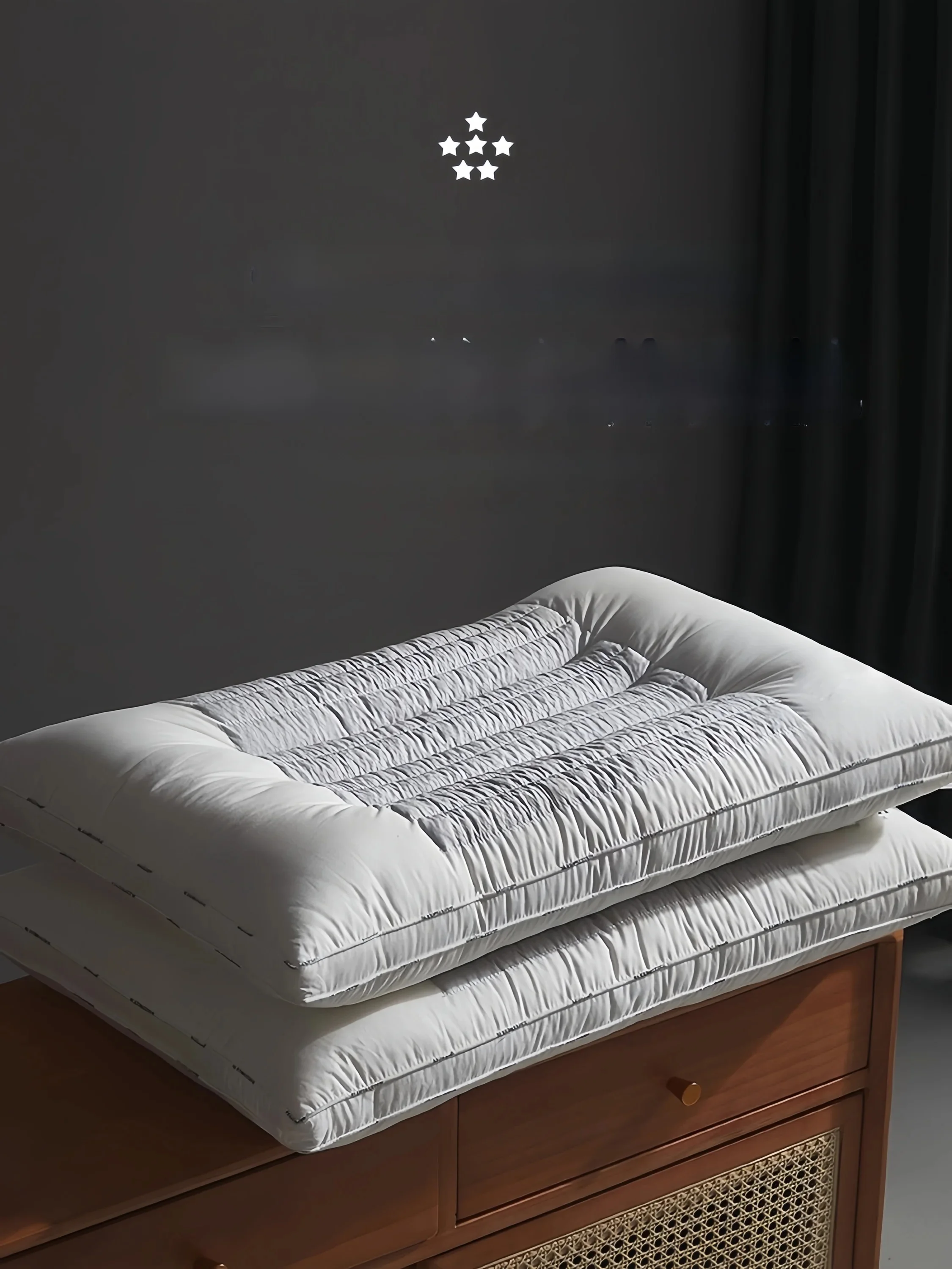 Five Star Hotel Special Quinoa Hull Pillow Neck Support Sleep Aid Adult Single Hard Pillow Core Rectangular Shape Polyester F...