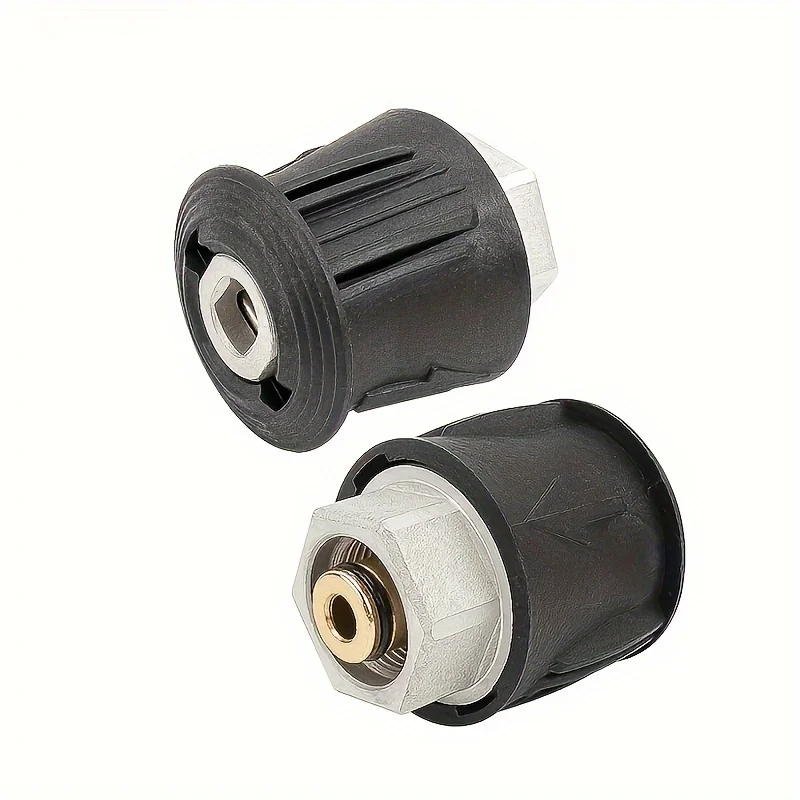 Adaptor lepas cepat Wanita M22 14mm Metal untuk mesin cuci tekanan k-series, kompatibel dengan Karcher, Nilfisk, Parkside, Bosch