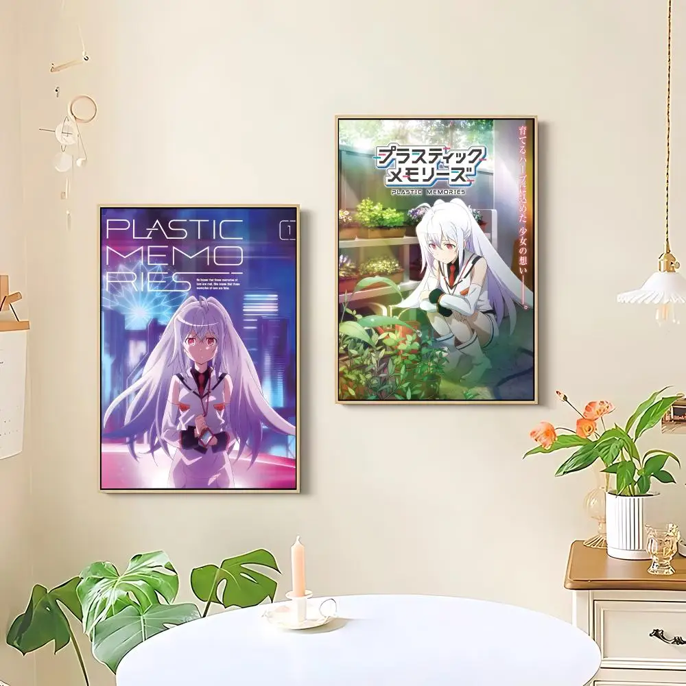 slice of life anime Plastic Memories Poster HD art sticky wall waterproof home living room bedroom bar aesthetic decoration