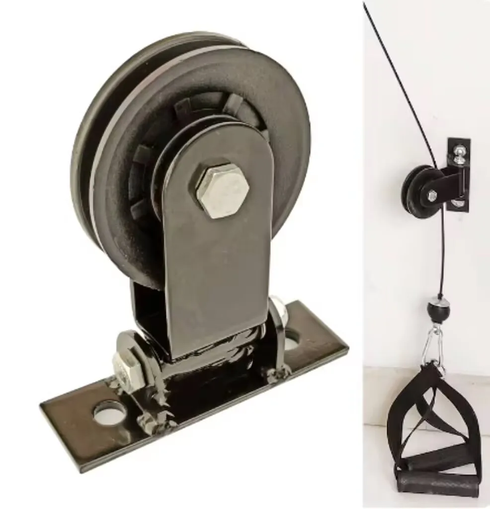 Professional Cable Pulley System, LAT Pulldown Attachment for Home Gym, Wall Mounted DIY Fitness Equipment for Strength Training