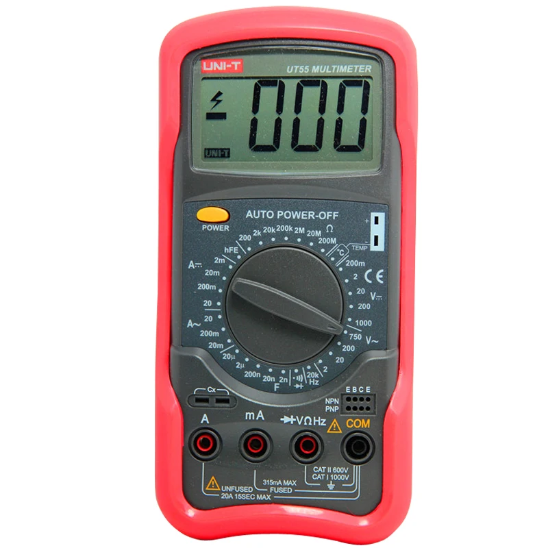 UNI-T UT51/52/53/55/56 high precision manual range digital multimeter electronic electrician maintenance universal meter