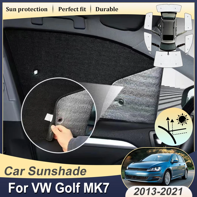 

Car Sunshade For Volkswagen Golf Bodykit MK7 2013-2021 VW Car Sunscreen Window Sunshade Covers Auto Parts Tools Auto Accessories