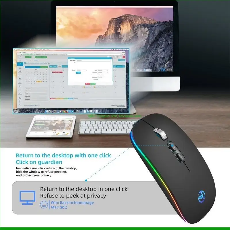 U55C для Creative BT5.1+2,4G USB беспроводной мыши.