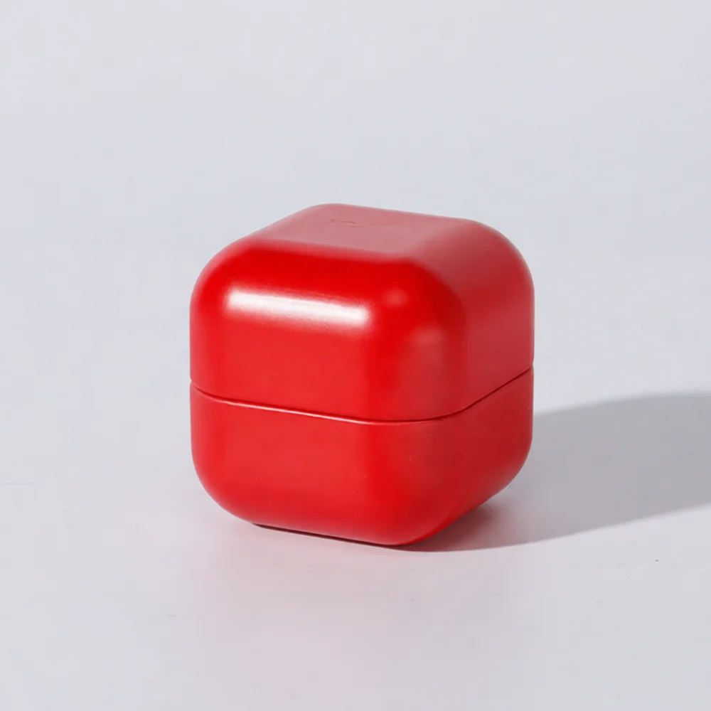 Stylish Persimmon Shape Metal Storage Box Small Tin Canister Decorative Container For Herbs Tea Leaves And Jewellery