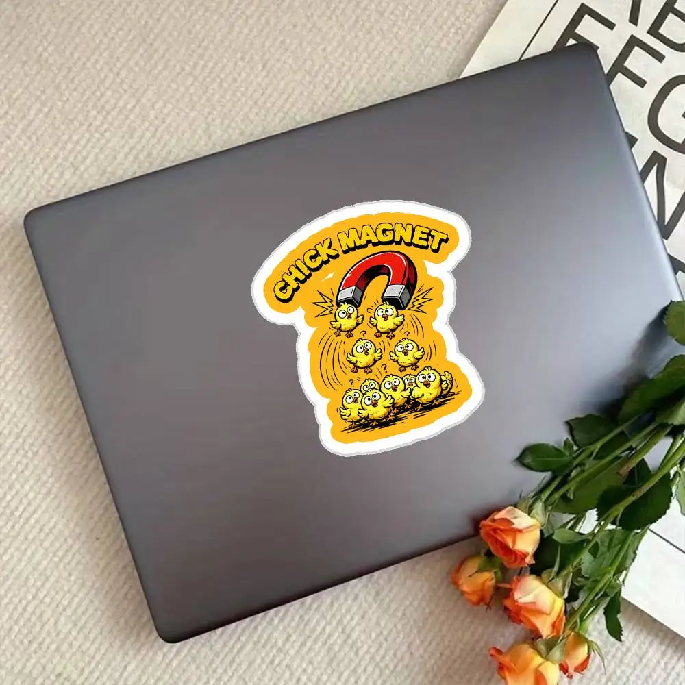 Chick Magnet Waterproof Stickers For Decorating Car Windows Motorcycles And Computers.