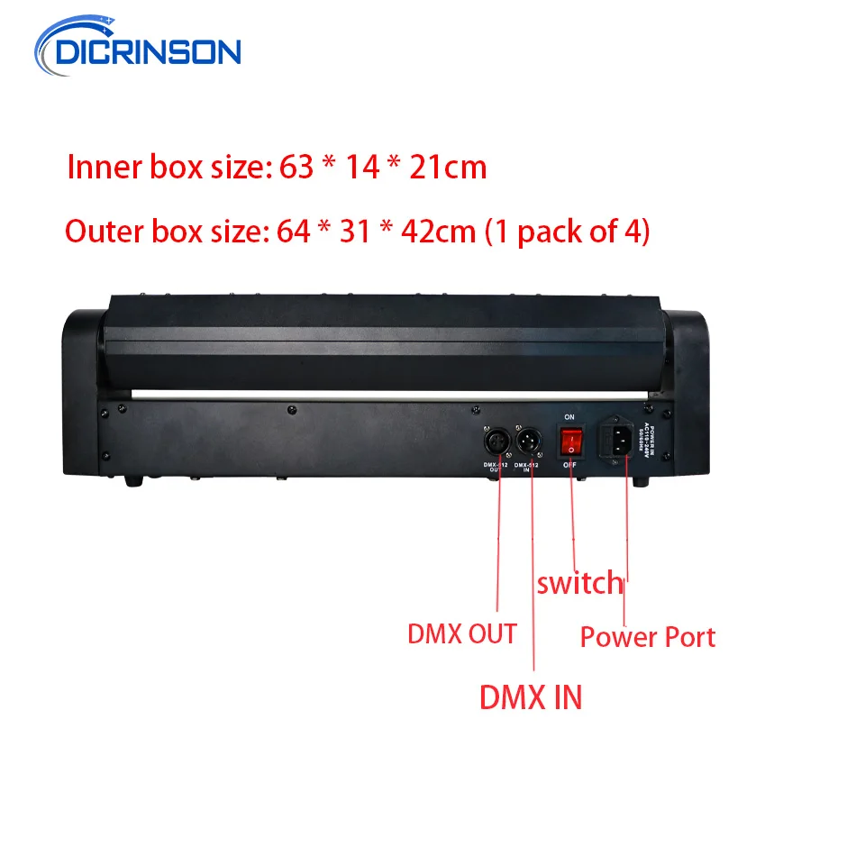 Proyector de luces láser de cabeza móvil, dispositivo de 6 ojos, DMX512, efectos de línea verde, iluminación de escenario, DJ, discoteca, fiesta de baile, novedad